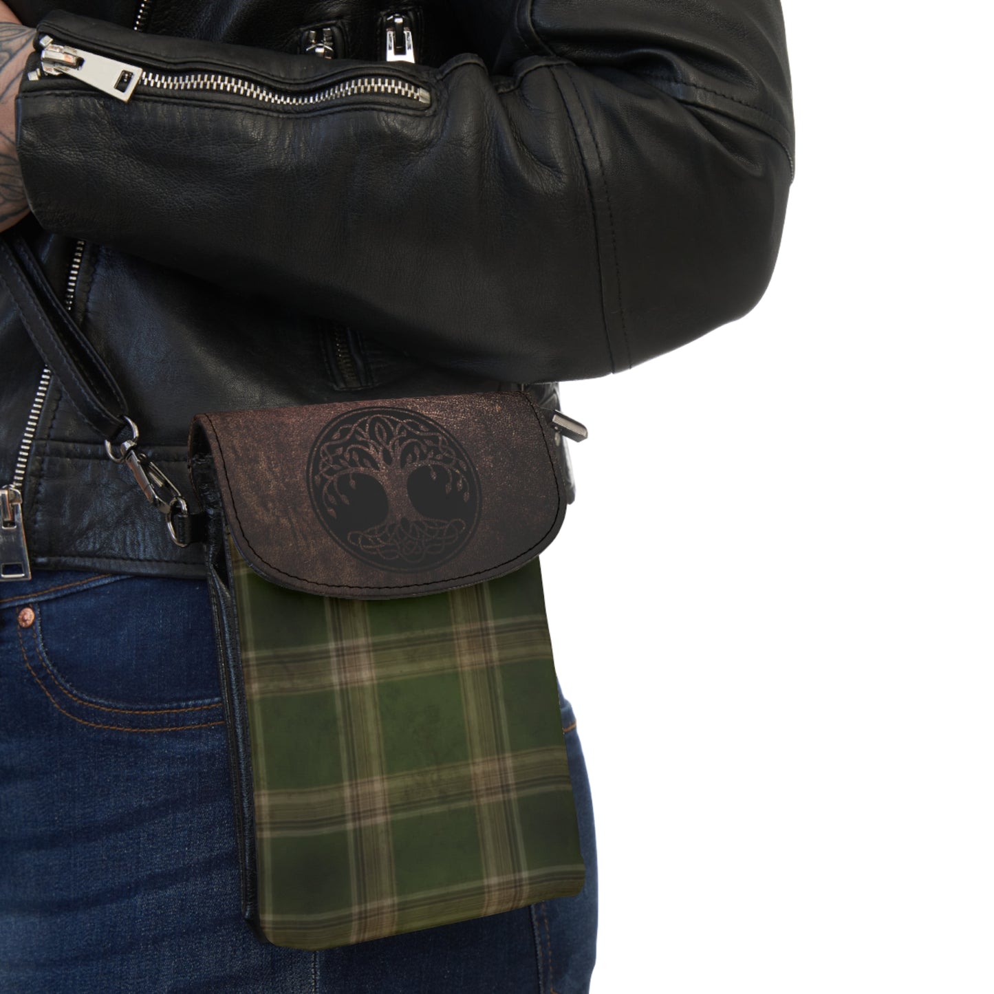 Scottish Plaid Small Cell Phone Wallet Purse