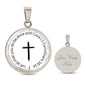 Personalized Bible Verse Necklace | Custom Favorite Scripture Christian Gift | Engravable Inspirational Faith Based Present 1 Corinthians 16:14