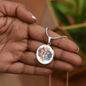 Gemini Twins Zodiac Pendant Necklace | Astrology Gift for Her | Handmade, Customizable | Adjustable Necklace Chain Length | Free Gift Box