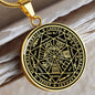 Seal of Seven Archangels Pendant Necklace with Optional Engraving