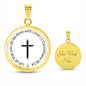 Personalized Bible Verse Necklace | Custom Favorite Scripture Christian Gift | Engravable Inspirational Faith Based Present 1 Corinthians 16:14