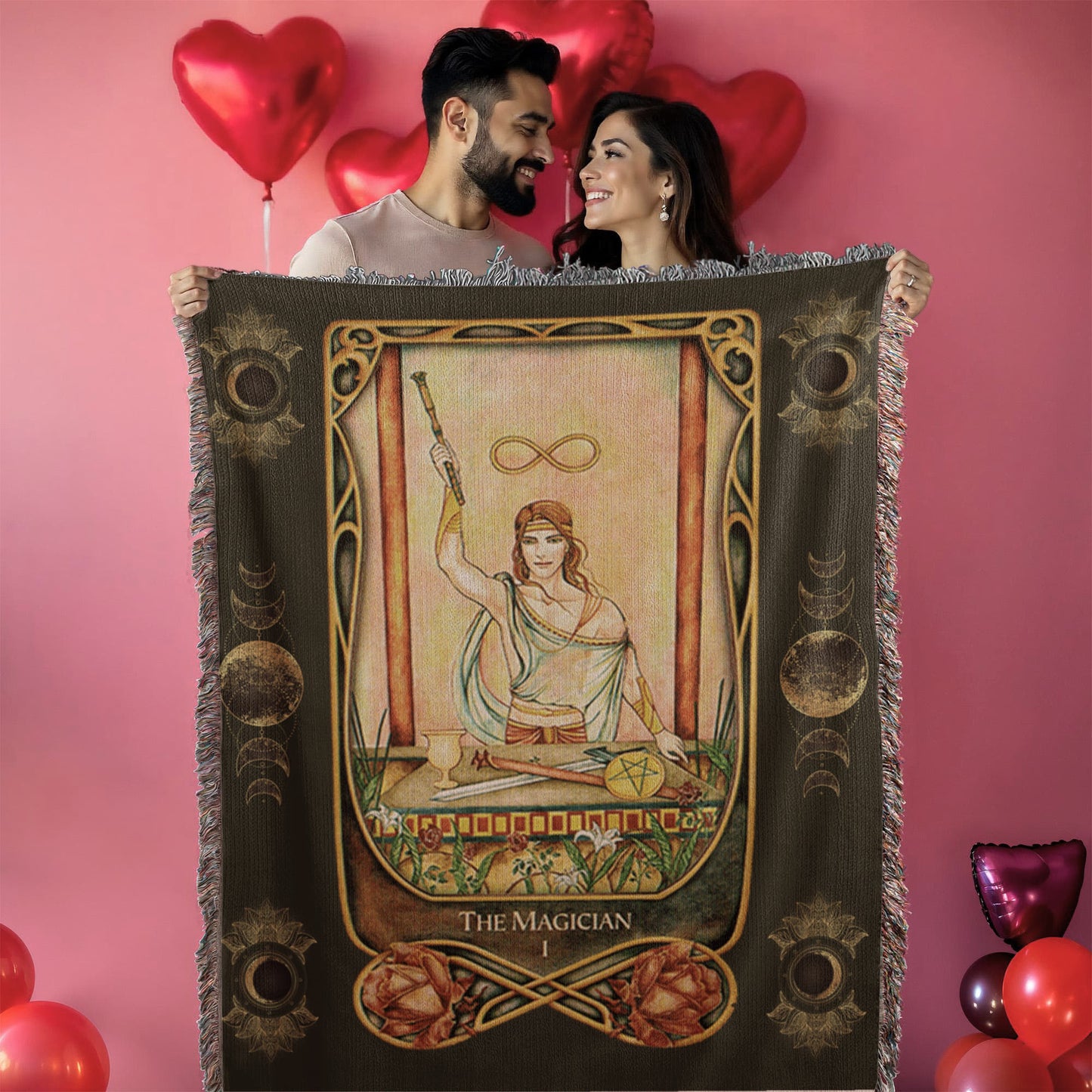 The Magician Tarot Card Blanket
