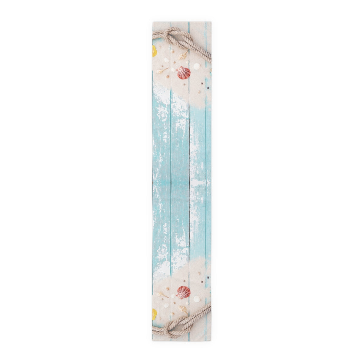 Table Runner Boardwalk Seashells available in 2 sizes, Cotton OR Polyester