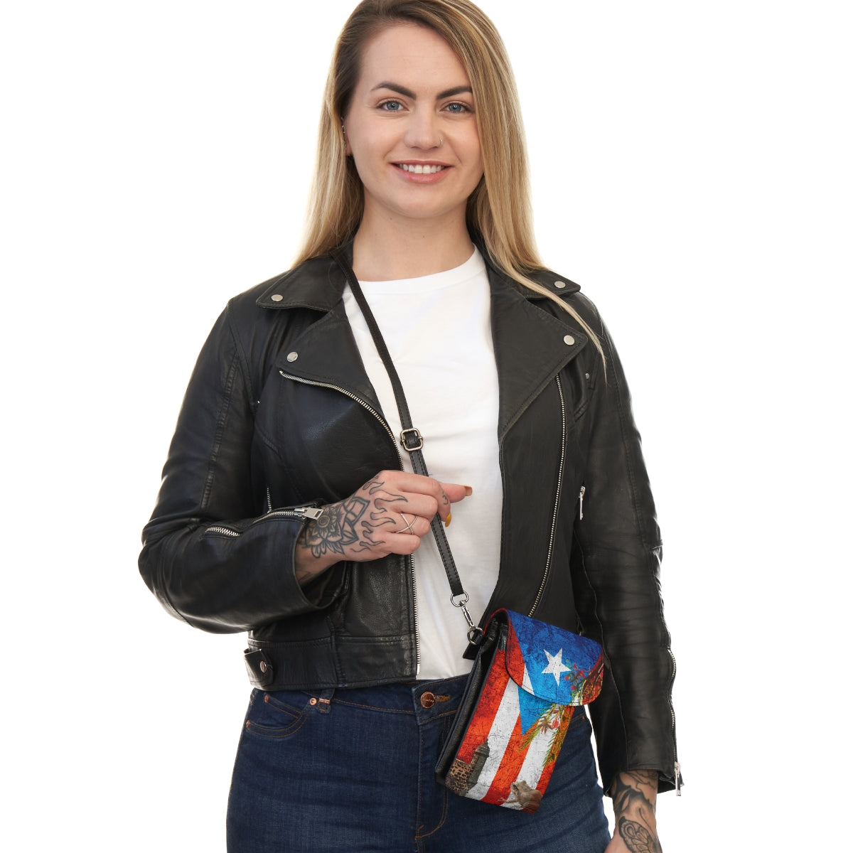 Puerto Rico Pride Small Cell Phone Wallet