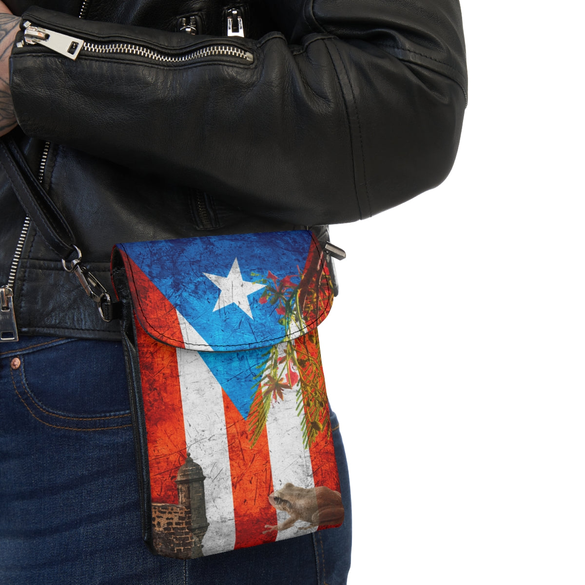Puerto Rico Pride Small Cell Phone Wallet