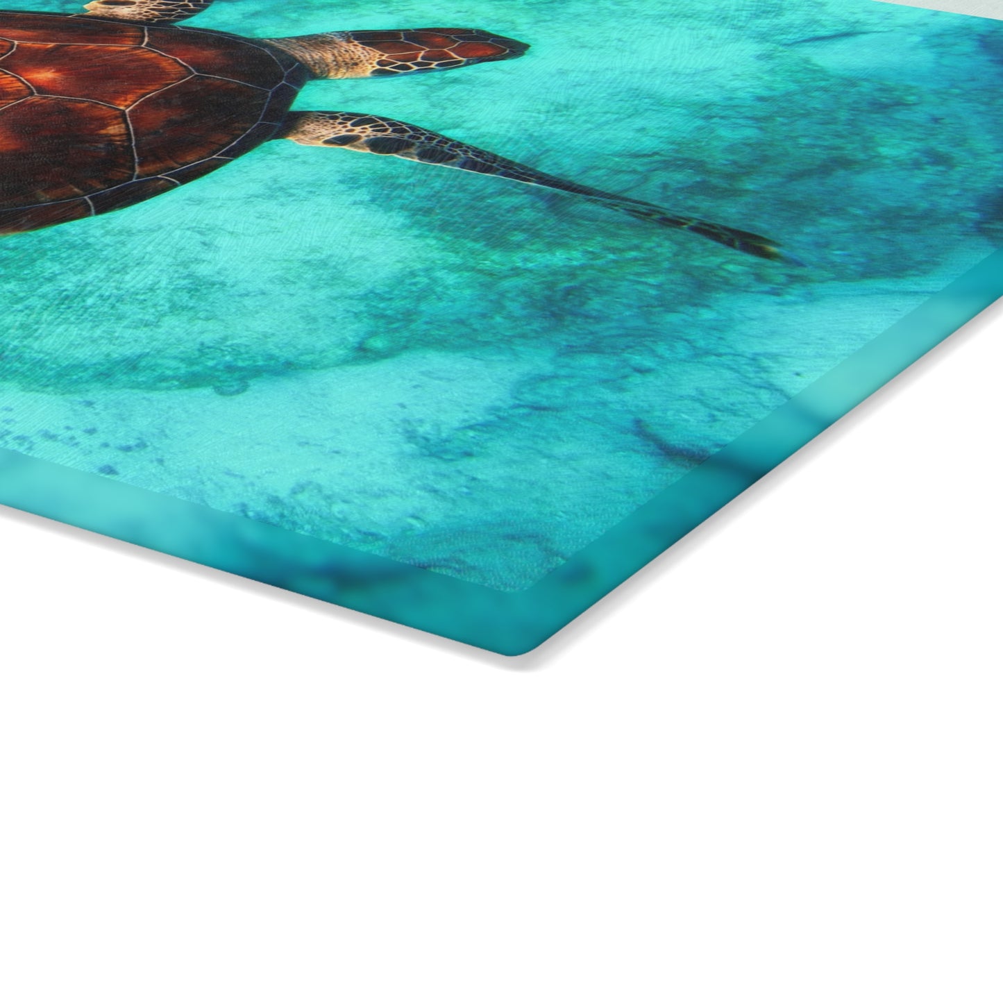 Glass Cutting Board, Sea Turtle - Two Sizes Available