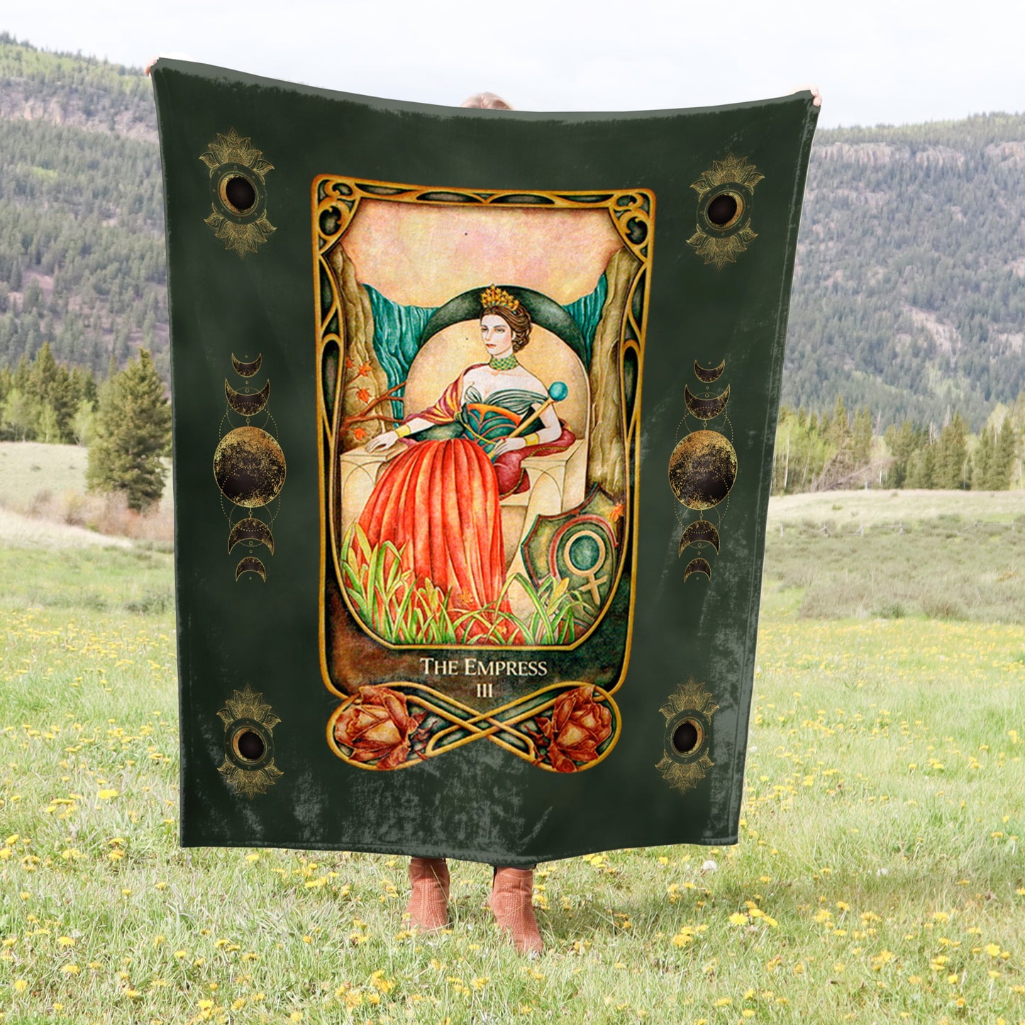 Tarot Card Crushed Velvet Blanket - Choice of Major Arcana Designs