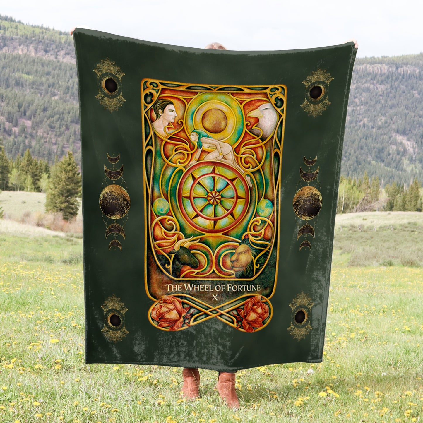 Tarot Card Crushed Velvet Blanket - Choice of Major Arcana Designs