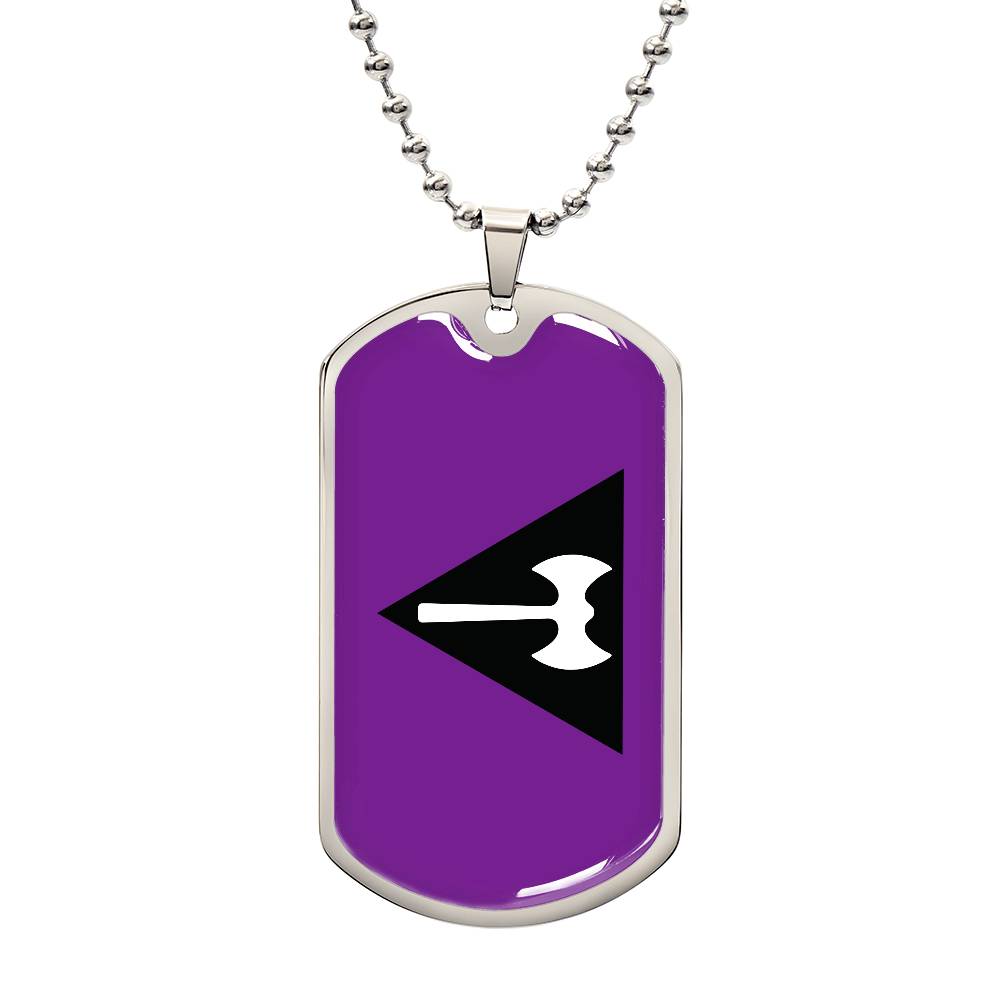 Pride Dog Tag Style Necklace - Engravable Collection 1