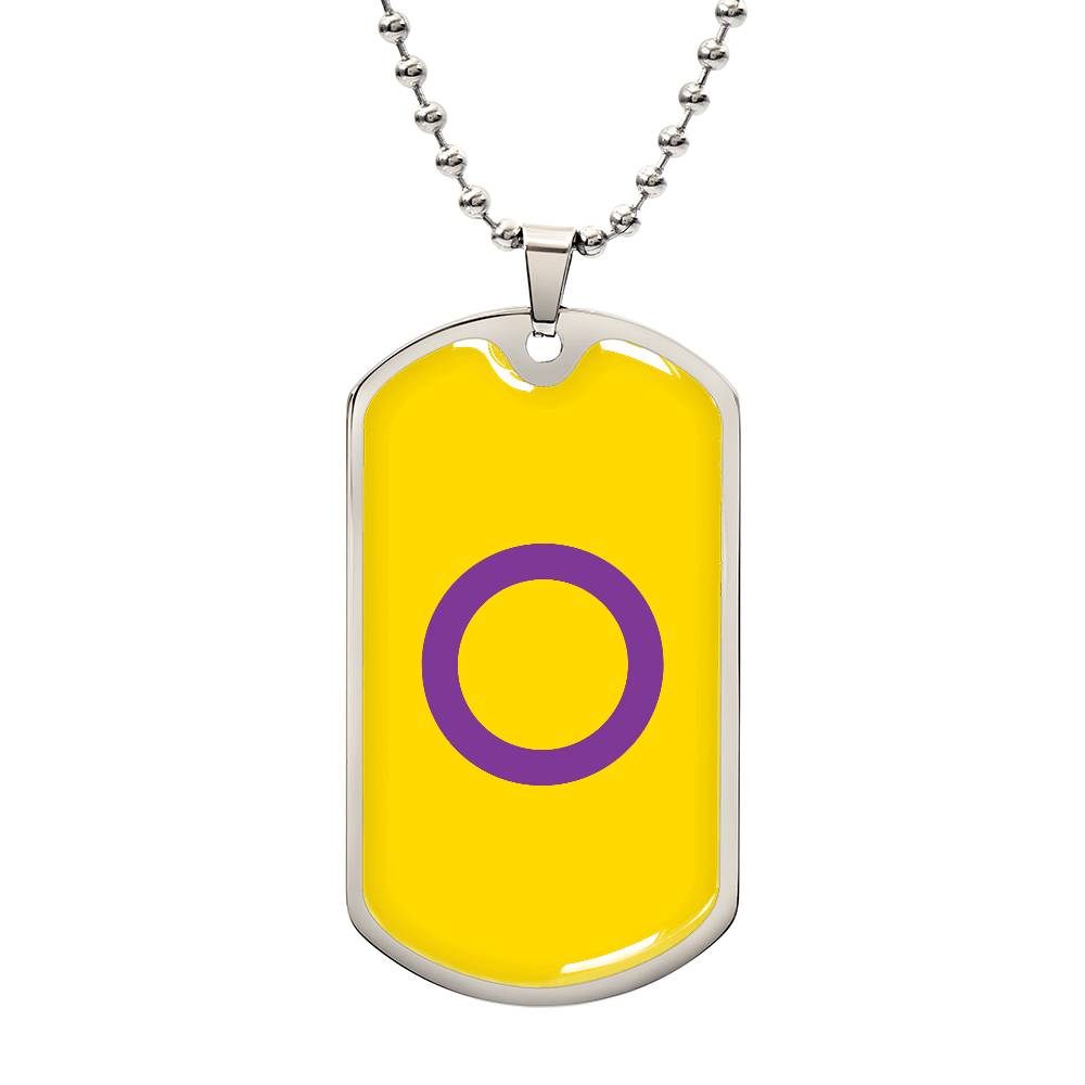 Pride Dog Tag Style Necklace - Engravable Collection 2