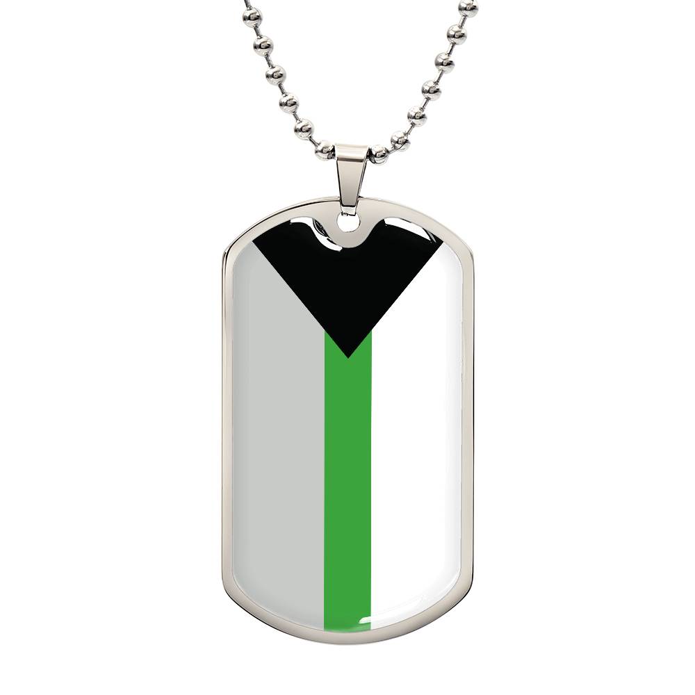 Pride Dog Tag Style Necklace - Engravable Collection 2