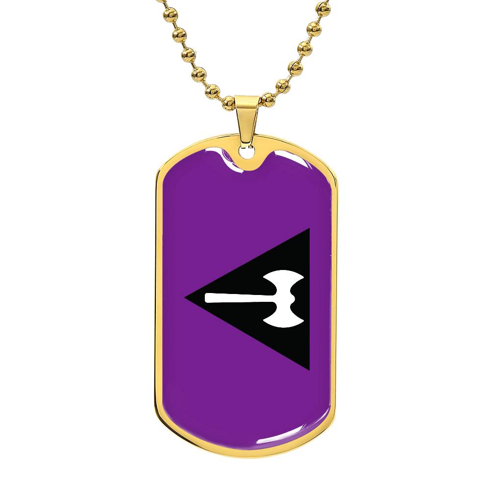 Pride Dog Tag Style Necklace - Engravable Collection 1