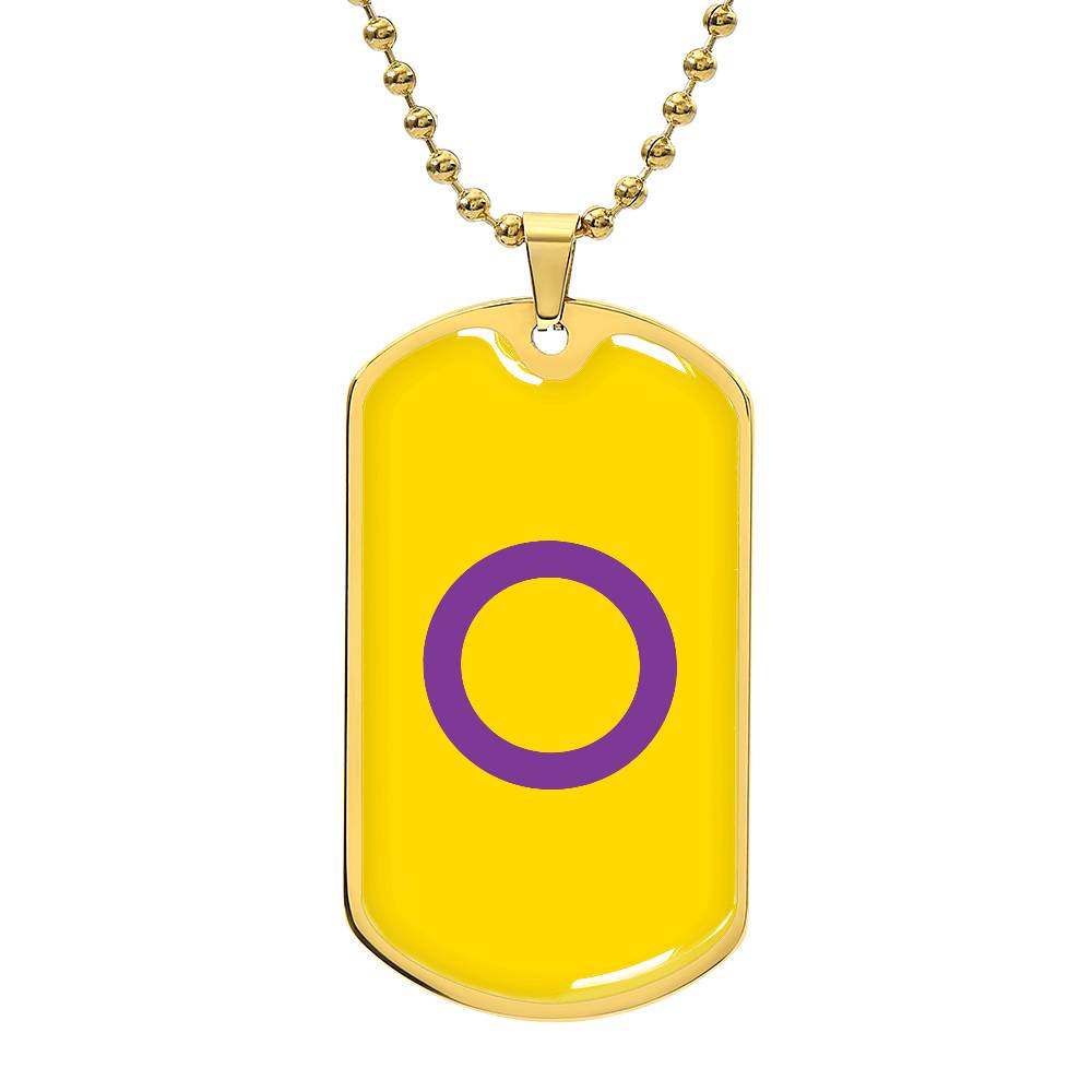 Pride Dog Tag Style Necklace - Engravable Collection 2