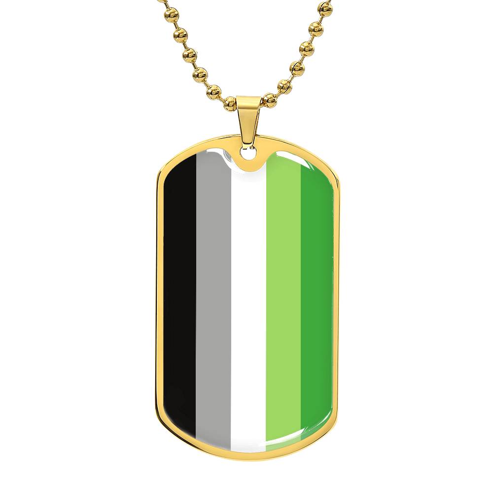 Pride Dog Tag Style Necklace - Engravable Collection 2