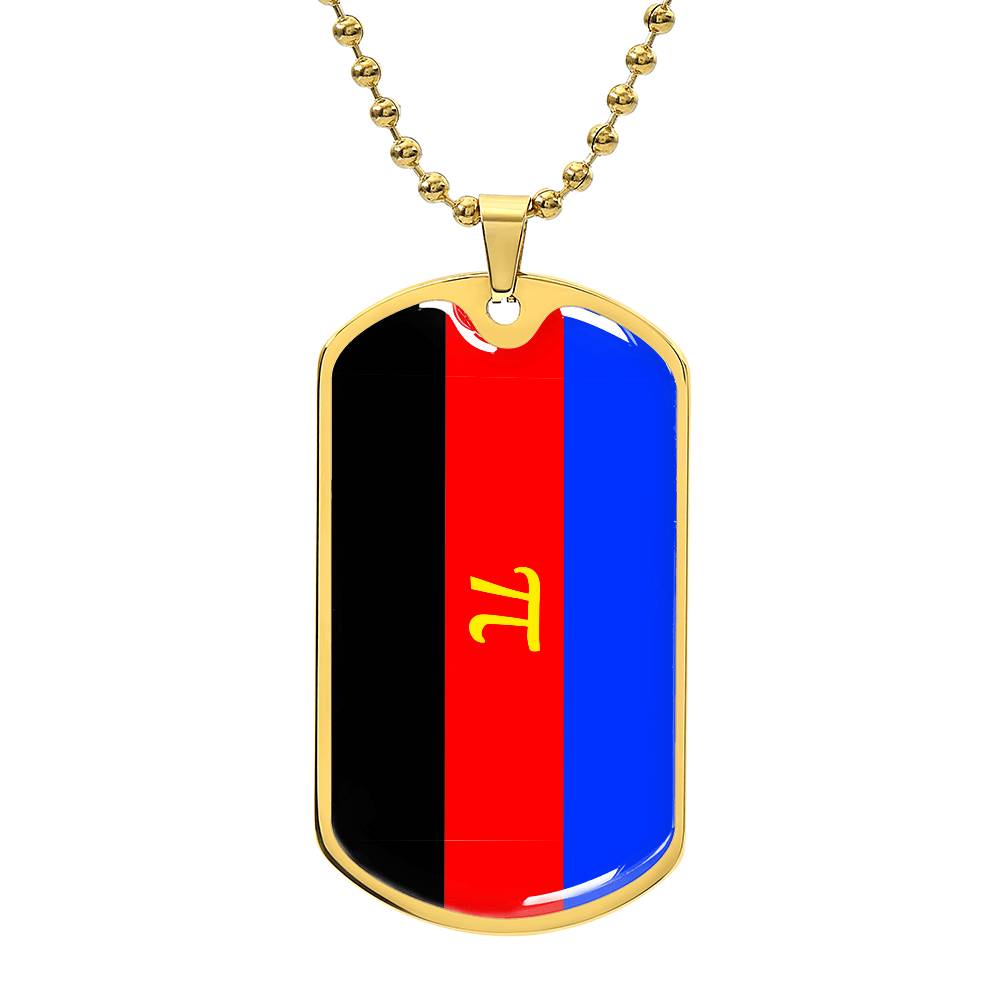 Pride Dog Tag Style Necklace - Engravable Collection 1