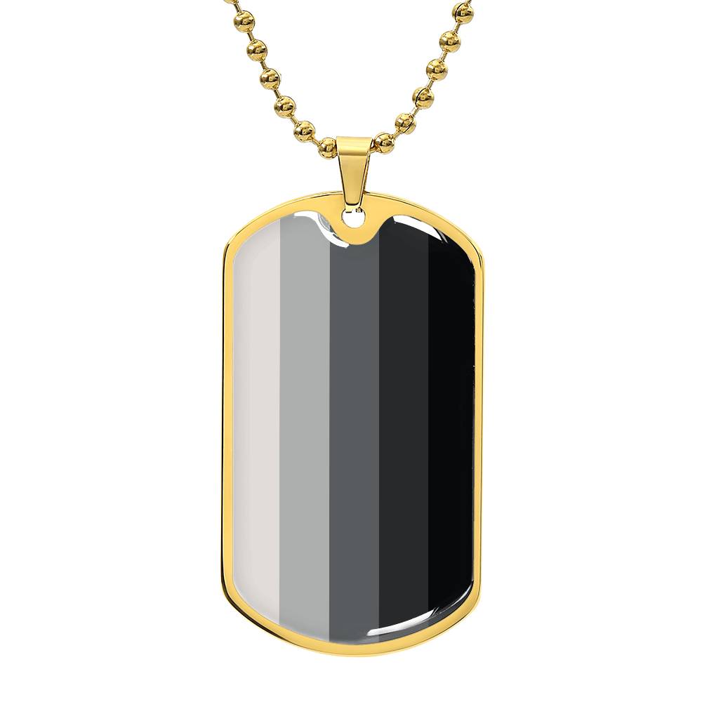 Pride Dog Tag Style Necklace - Engravable Collection 1