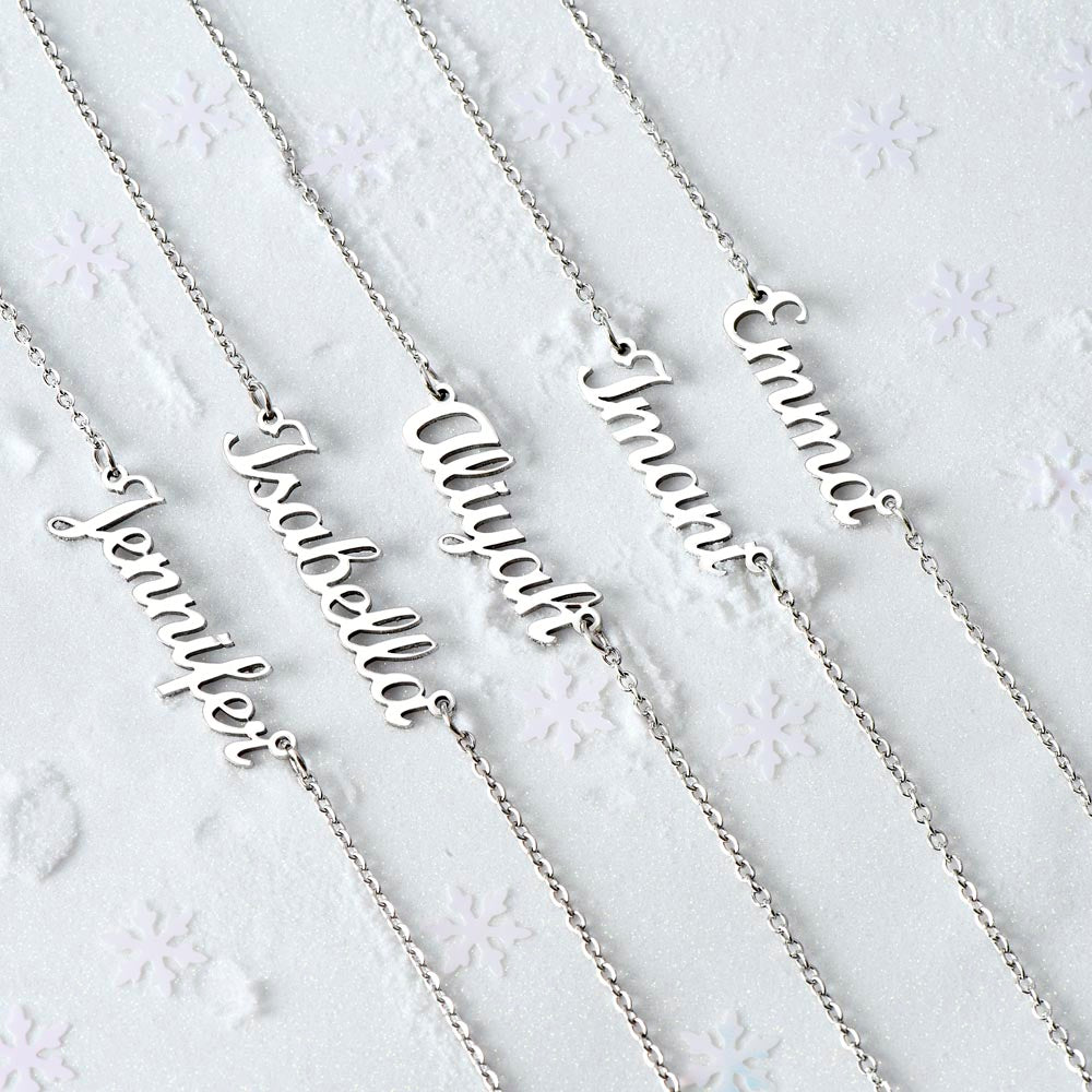 To Daughter from Dad Personalized Name Necklace