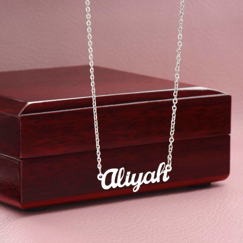 To Daughter from Dad Personalized Name Necklace