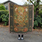 The Wheel of Fortune Woven Tarot Blanket/Throw | 100% Cotton Tapestry with Fringe