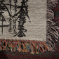 Nam Myoho Renge Kyo Woven Blanket with Fringe