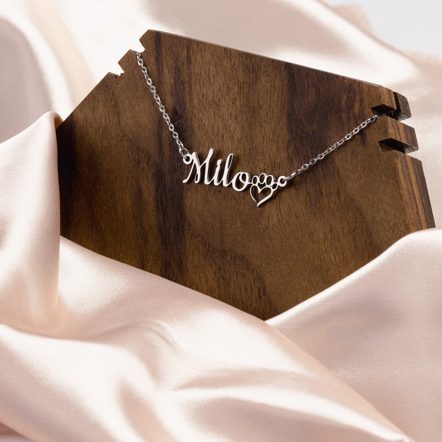 Personalized Dog Mom Necklace with Gift Box