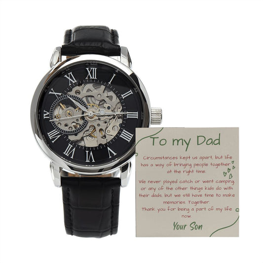 To Biological Father from Son | Message from Adopted Child to Dad | Emotional, Heartfelt Gift for Reunions, Birthday, Father's Day