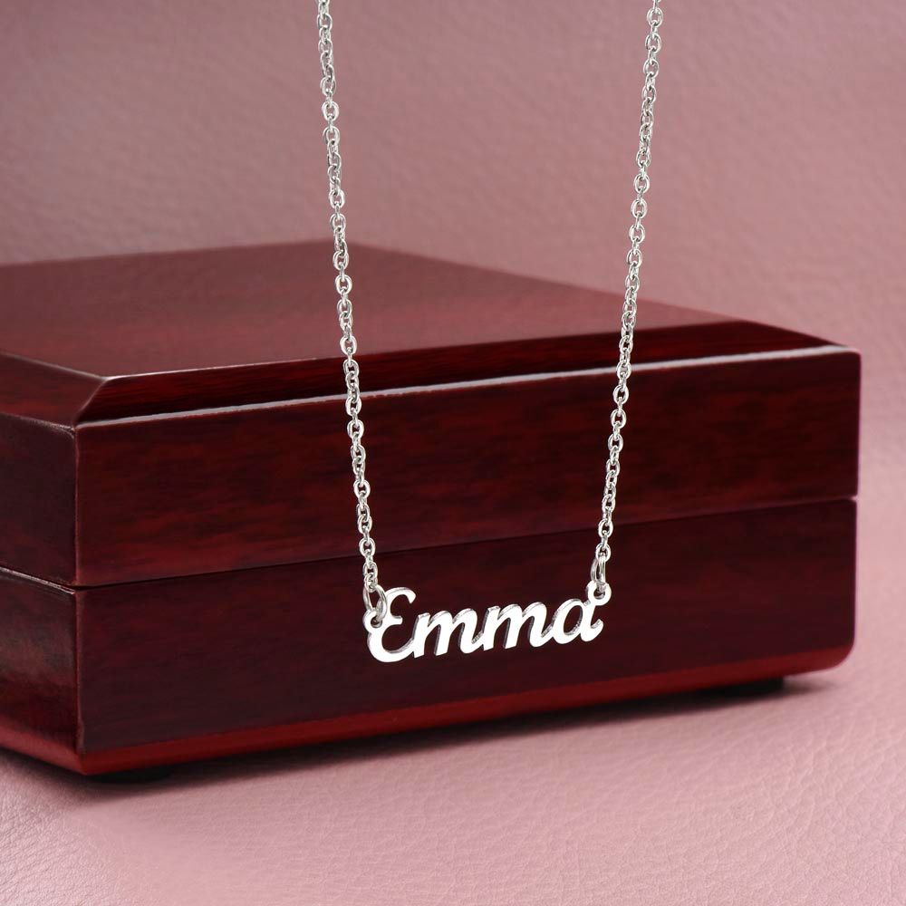 To My Wife Valentine's Day Personalized Name Necklace