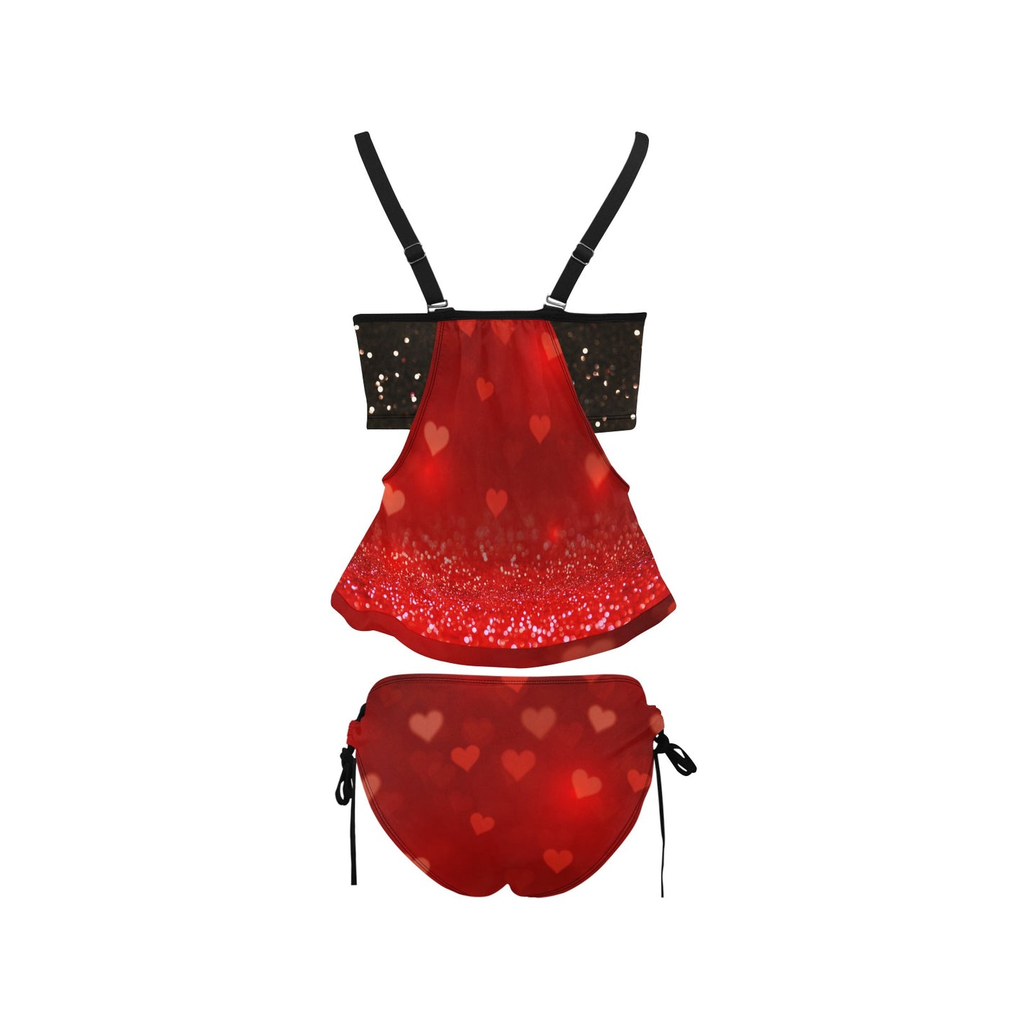 Valentine Hearts Women's Tankini Swimsuit Set